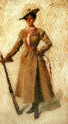 Anders Zorn mrs thompson seton France oil painting artist